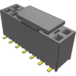 Samtec-SSM-107-S-DV-BE-P-TR Steckverbinderleisten und Leiterplattenbuchsen Conn Socket Strip SKT 14 POS 2.54mm Solder ST Bottom Entry SMD T/R