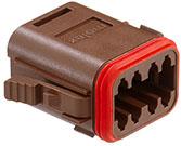Molex-0934455247 Einzeladersteckverbinder, Gehäuse Conn Housing PL 8 POS Crimp ST Cable Mount Brown Bag