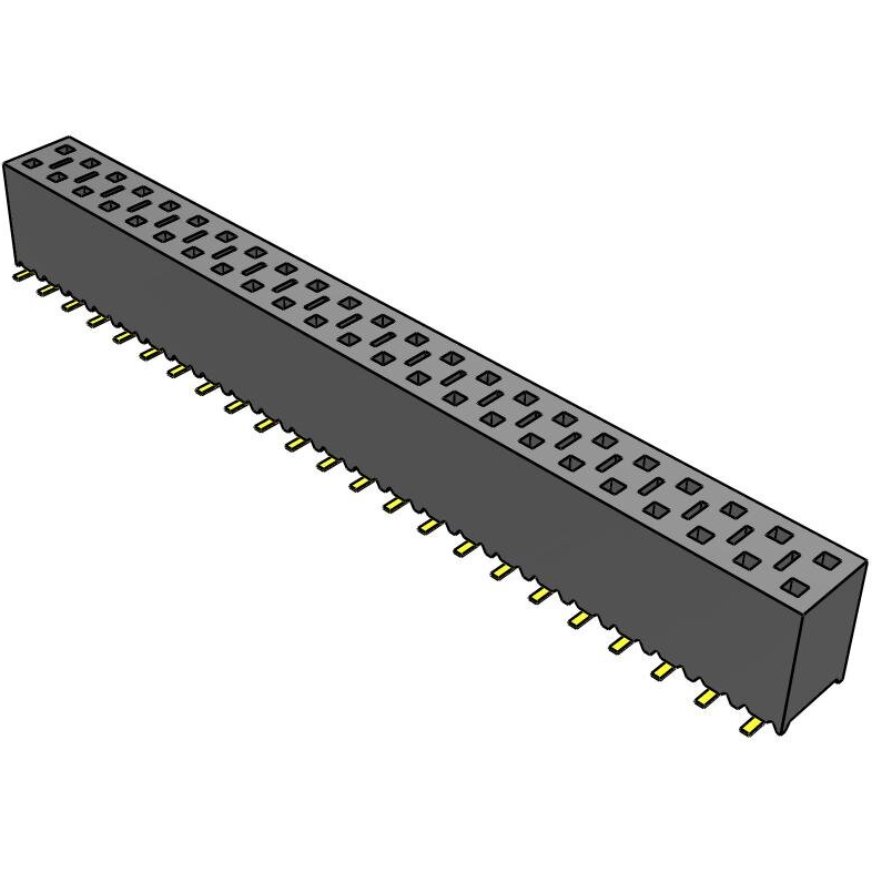 Samtec-SSM-123-L-DV-A Steckverbinderleisten und Leiterplattenbuchsen Conn Socket Strip SKT 46 POS 2.54mm Solder ST Top Entry SMD Tube