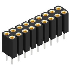 Fischer Elektronik-BL 6/18/Z Steckverbinderleisten und Leiterplattenbuchsen Conn Socket Strip F 18 POS 2.54mm Solder