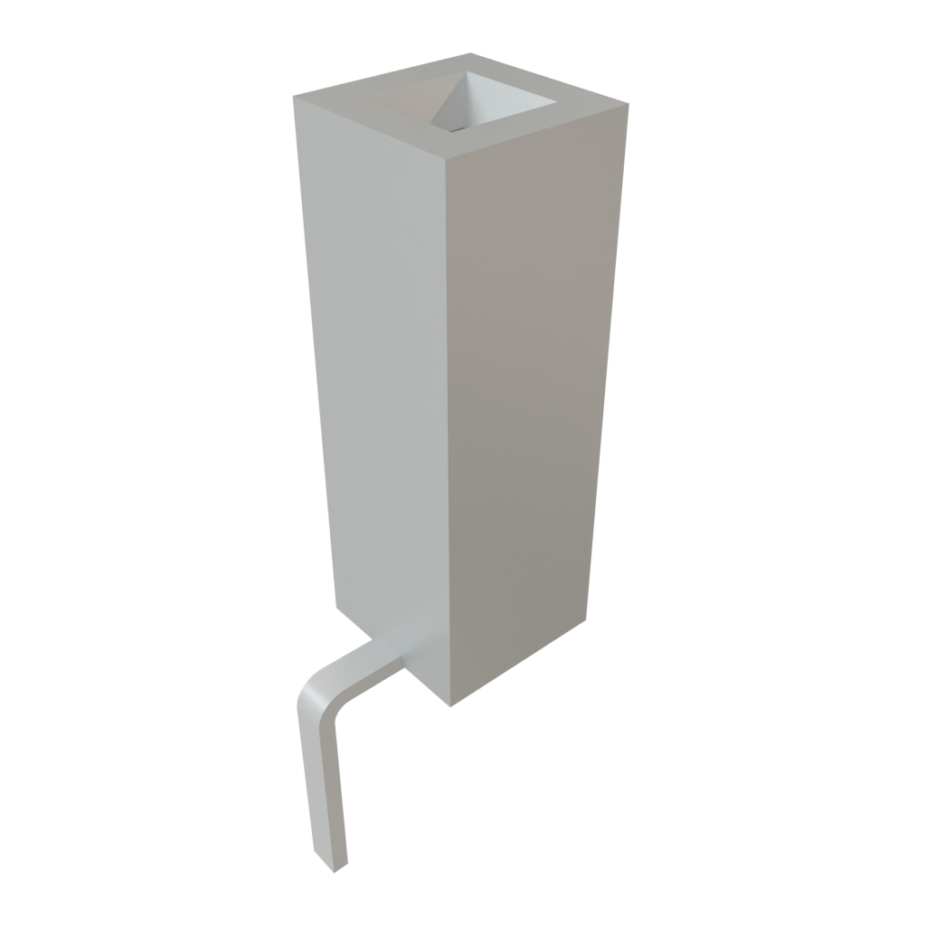 Samtec-BCS-101-L-S-PE Embases de raccordement et réceptacles PCB Conn Socket Strip SKT 1 POS Solder ST Top Entry Thru-Hole TIGER CLAW™ Layer