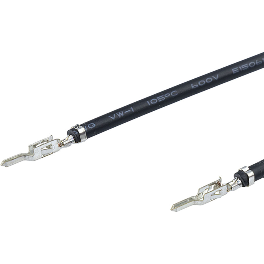 Molex-2261973112 Andere Kabelbaugruppen Cable Assembly UL 1015 Hook-Up 0.15m 18AWG Mini-Fit Crimp Terminal to Mini-Fit Crimp Terminal 1 to 1 POS M-M Crimp-Crimp Bag