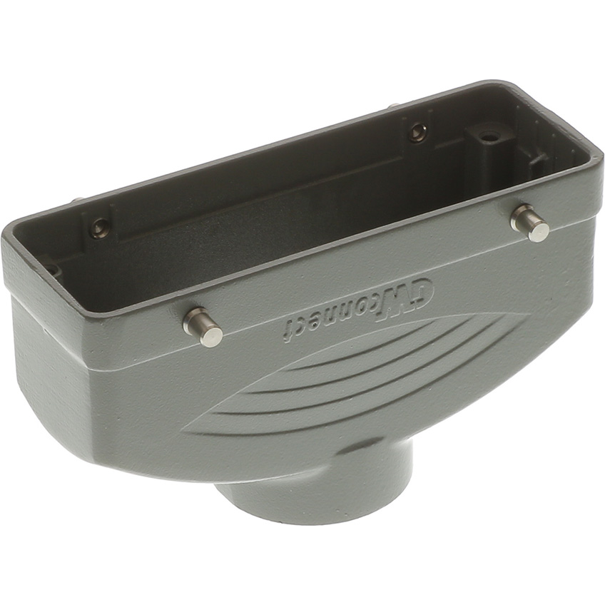 Molex-7824.6543.0 抽缩起动适配器 Hood 180° 24 Shell Size Polyester Powder Die Cast Aluminum GWconnect®