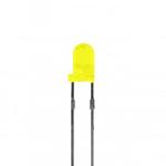 LED Uni-Color Yellow 591nm 2-Pin T-1 T/R