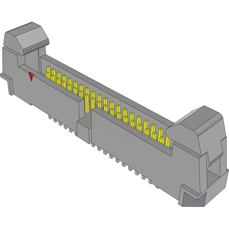 Samtec-EHF-120-01-F-D-01 Embases de raccordement et réceptacles PCB Conn Ejector Header HDR 40 POS 1.27mm Solder ST Top Entry Thru-Hole Tube