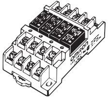 Omron-G6B-4BND DC24 Autres relais Electromechanical Relay 24VDC 2.88KOhm 5A 4PST-NO( (43mm 78mm 28mm)) DIN Rail Terminal Relay