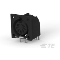 TE Connectivity-5786165-1 Connettore circolare Conn Circular DIN SKT 7 POS Solder RA Thru-Hole 7 Terminal 1 Port Tray