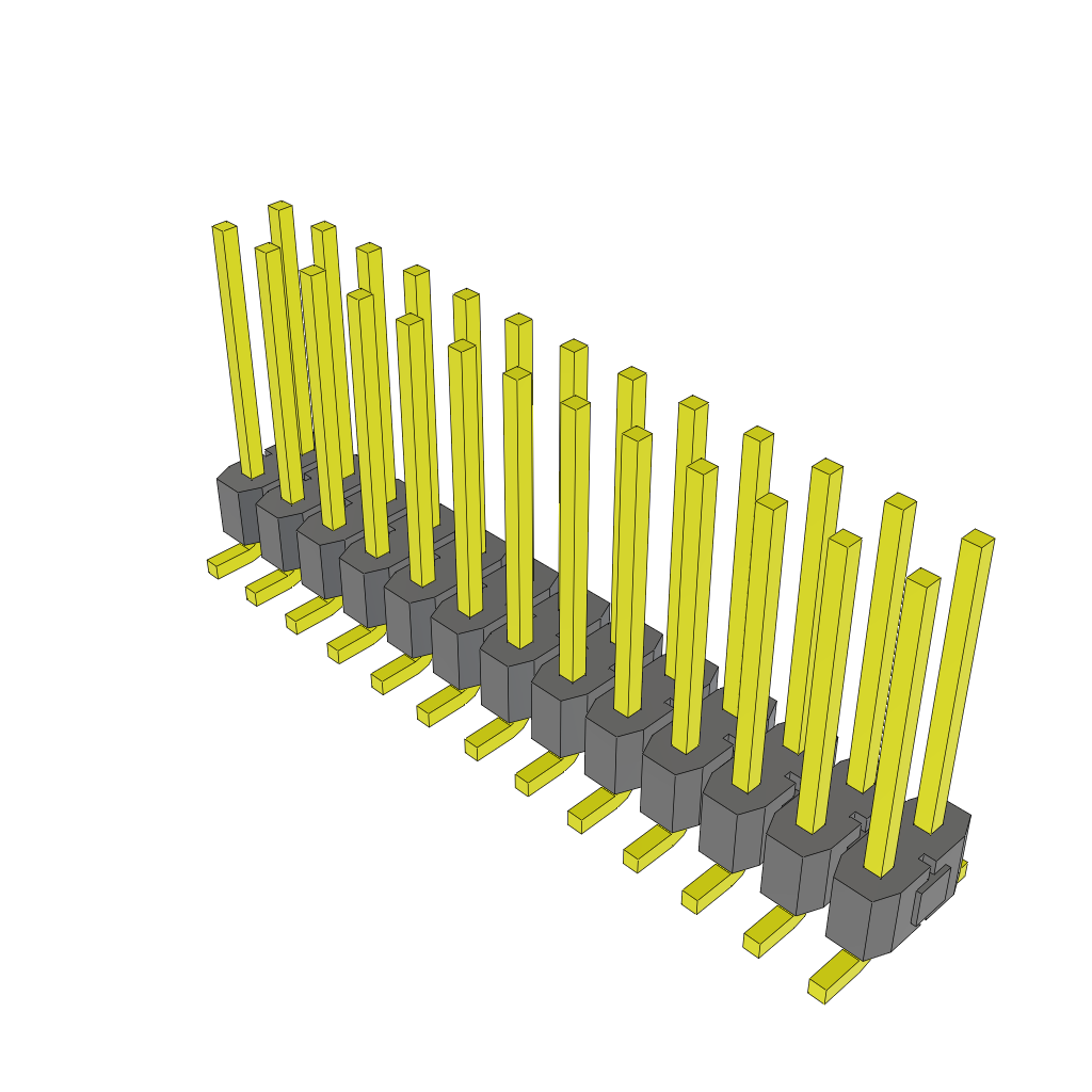 Samtec-TSM-113-03-S-DV-TR Connector Headers and PCB Receptacles Conn Unshrouded Header HDR 26 POS 2.54mm Solder ST Top Entry SMD T/R