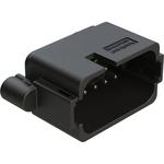 Conn Shrouded Header (4 Sides) HDR 18 POS 4.68mm Solder ST Top Entry Thru-Hole Tray