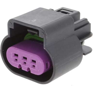 Delphi-13519047 Einzeladersteckverbinder, Gehäuse Conn Housing RCP 3 POS Crimp ST Cable Mount Black