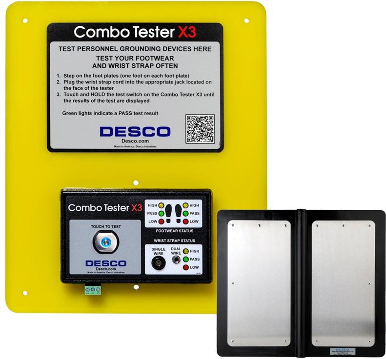 Desco Industries-19278 Prodotti vari Combo Tester X3, With Dual Plate