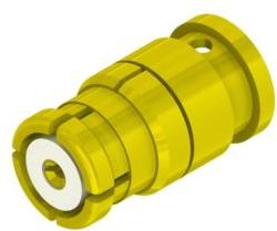 Micro-Mode Products-MMSP-2508 Raccordement FR Conn MMSP F ST Cable Mount Gold