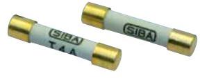 SIBA GmbH-189140.0,1 Sicherungen Fuse Cartridge Slow Blow Acting 0.1A 500V Holder Cartridge 6.3 X 32mm Ceramic