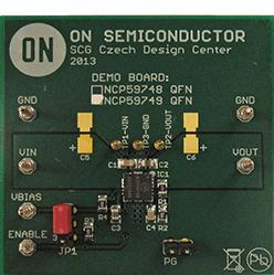 onsemi-NCP59749MN2ADJTBGEVB Energiemanagement, Entwicklungsplatinen und -kits ULTRA-LOW DROPOUT LDO WITH BIAS RAIL EVALUATION BOARD