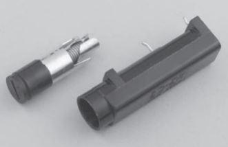 Eaton-BK/HBH-I-R Fuse Accessories Fuse Holder 10A 250V Through Hole Pin Cardboard