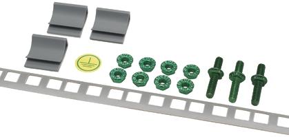 Panduit-RGS134B-1 null 4-Post Rack With Cage Nut Equipment Rail Strip Kit