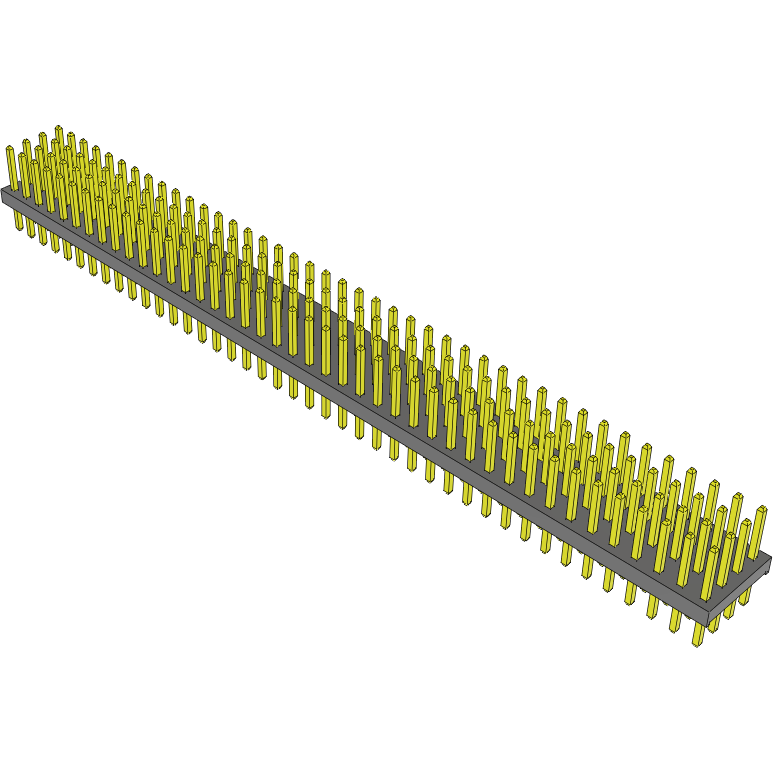Samtec-MTMM-142-05-G-Q-190 Connector Headers and PCB Receptacles Conn Unshrouded Header HDR 168 POS 2mm Solder ST Top Entry Thru-Hole Bulk