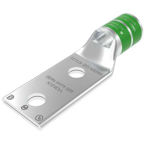 BURNDY-YA362LN 连接器端子 Lug Terminal Copper Green 133mm Electro Tin