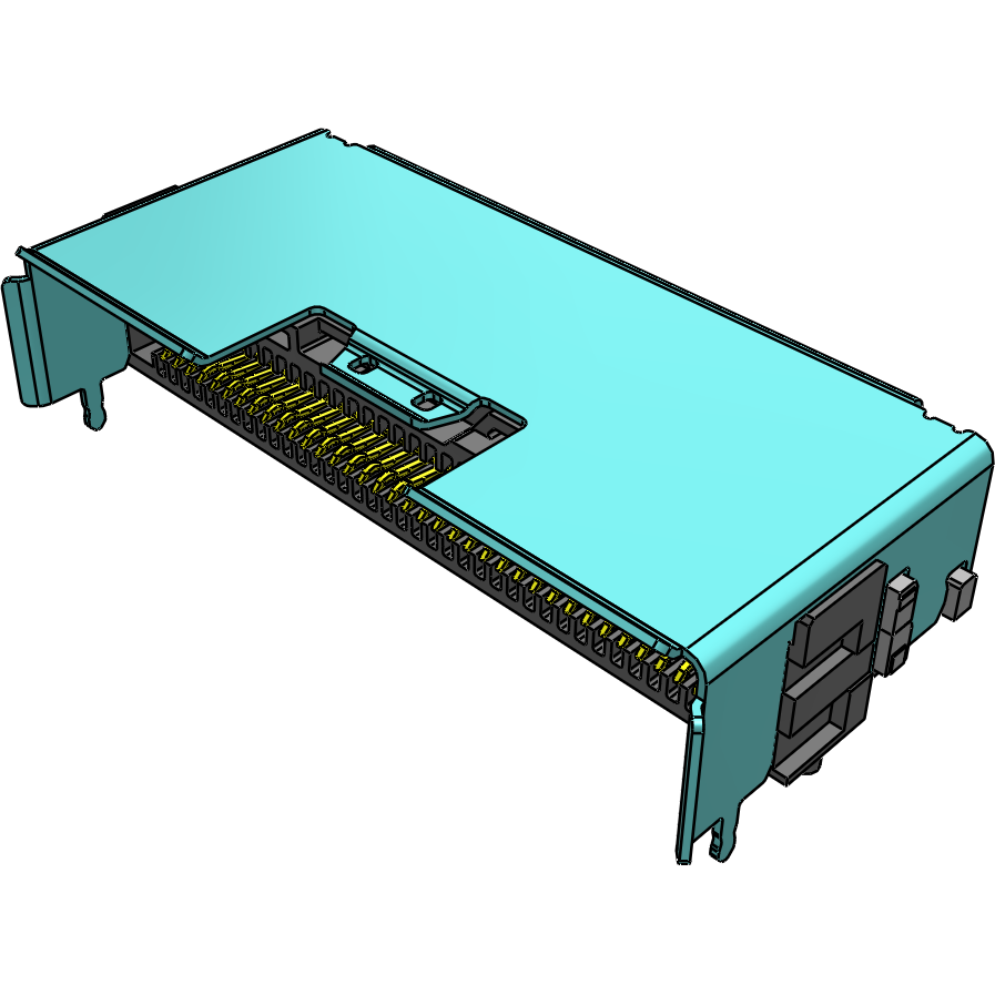 Samtec-ARF6-24-S-RA-TR Cabezales del conector y receptáculos PCB Conn Wire to Board RCP 74 POS 0.635mm Solder RA Side Entry SMD Accelerate® T/R