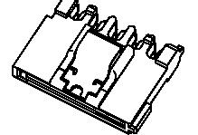 Molex-0679260002 Raccordement SCSI Conn SATA RCP 5 POS 3.81mm IDT ST Cable Mount 5 Terminal 1 Port Tray