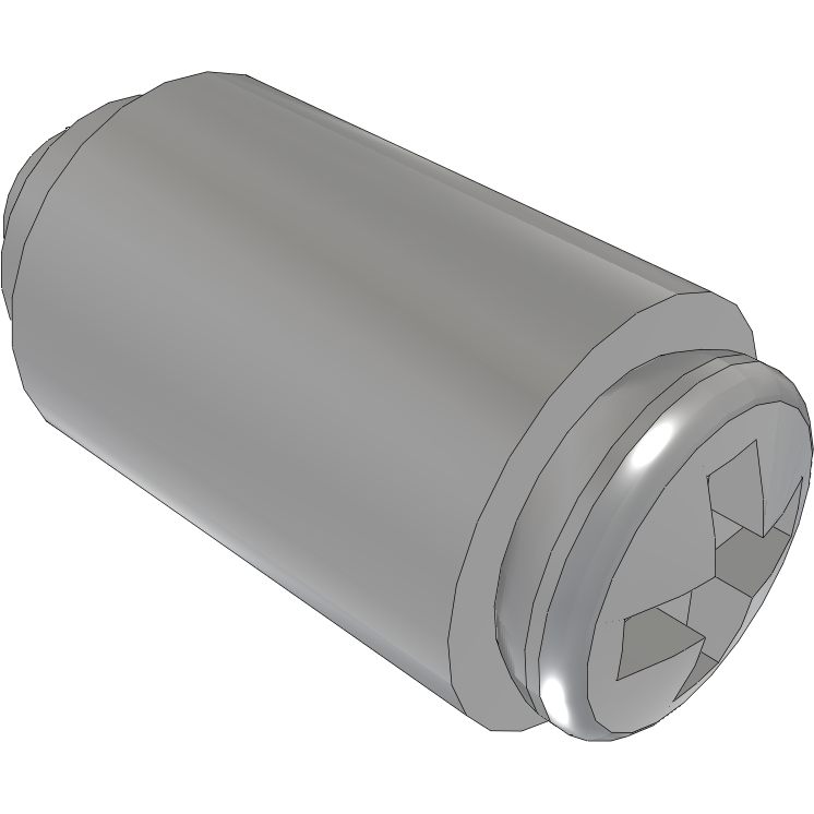 Samtec-SO-0865-01-01-02 Distanzhülsen Standoff Round F 4-40-THD Stainless Steel 303