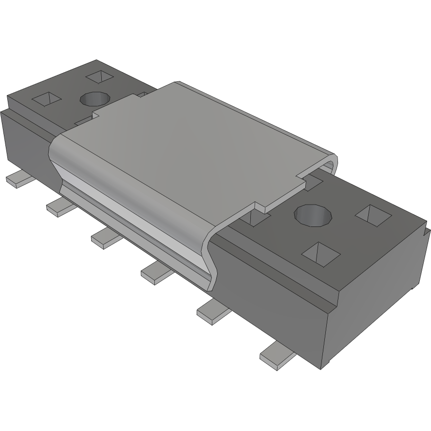 Samtec-CLT-106-02-S-D-A-P-TR Connector Headers and PCB Receptacles Conn Socket Strip SKT 12 POS 2mm Solder ST Top Entry SMD TIGER CLAW™ T/R