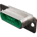 Conn D-Sub F 5Signal/2Cavity POS 1.37mm Solder ST Thru-Hole 5 Terminal 1 Port FCT Products Carton
