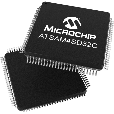 Microchip Technology-ATSAM4SD32CA-AUR Microcontrollers - MCUs MCU 32-bit ARM Cortex M4 RISC 2MB Flash 1.2V/3.3V 100-Pin LQFP T/R