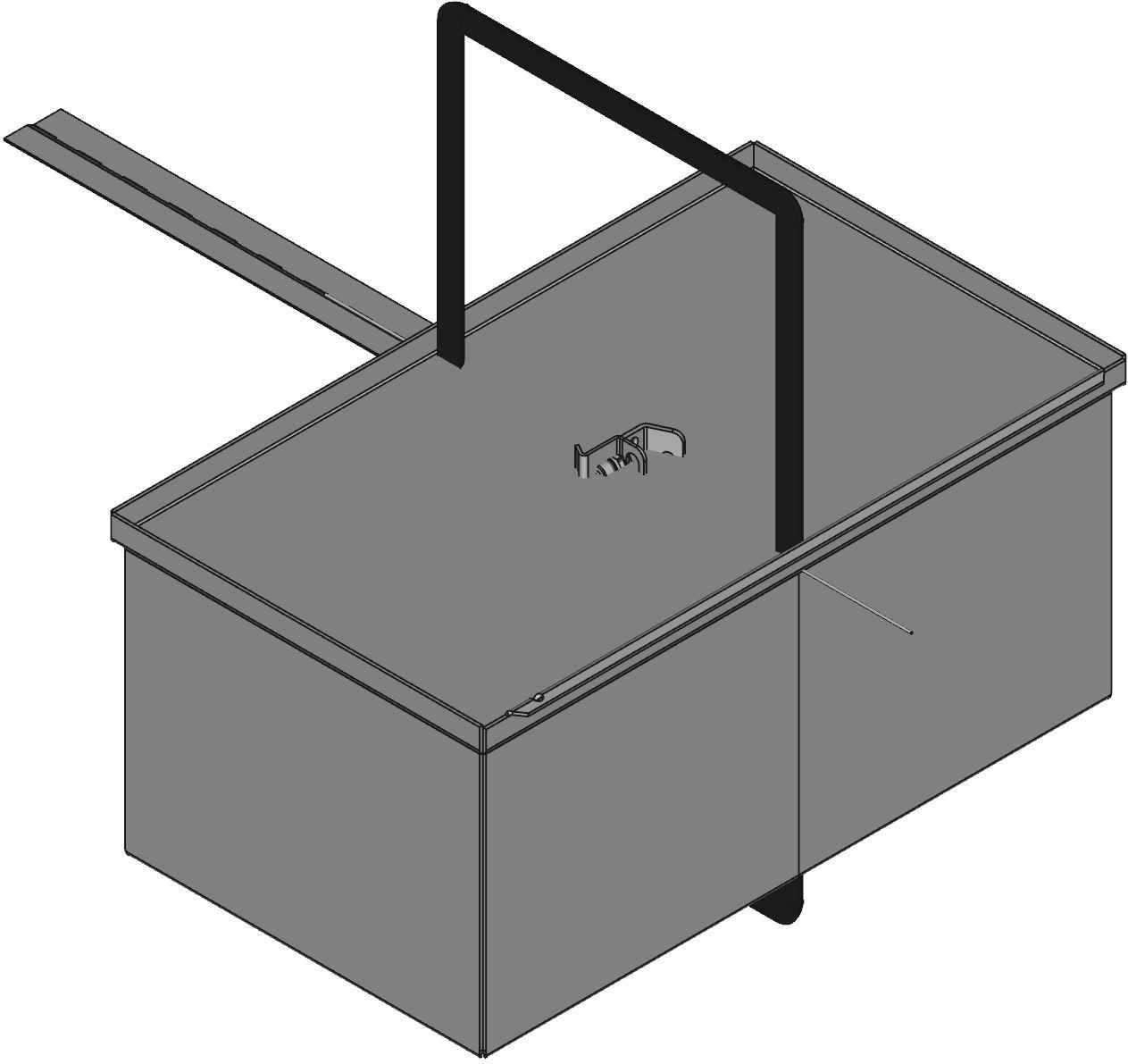 Hammond Manufacturing-HJ1486HLP Kästen, Gehäuse und Gestelle Gray Steel Wall Mount Box