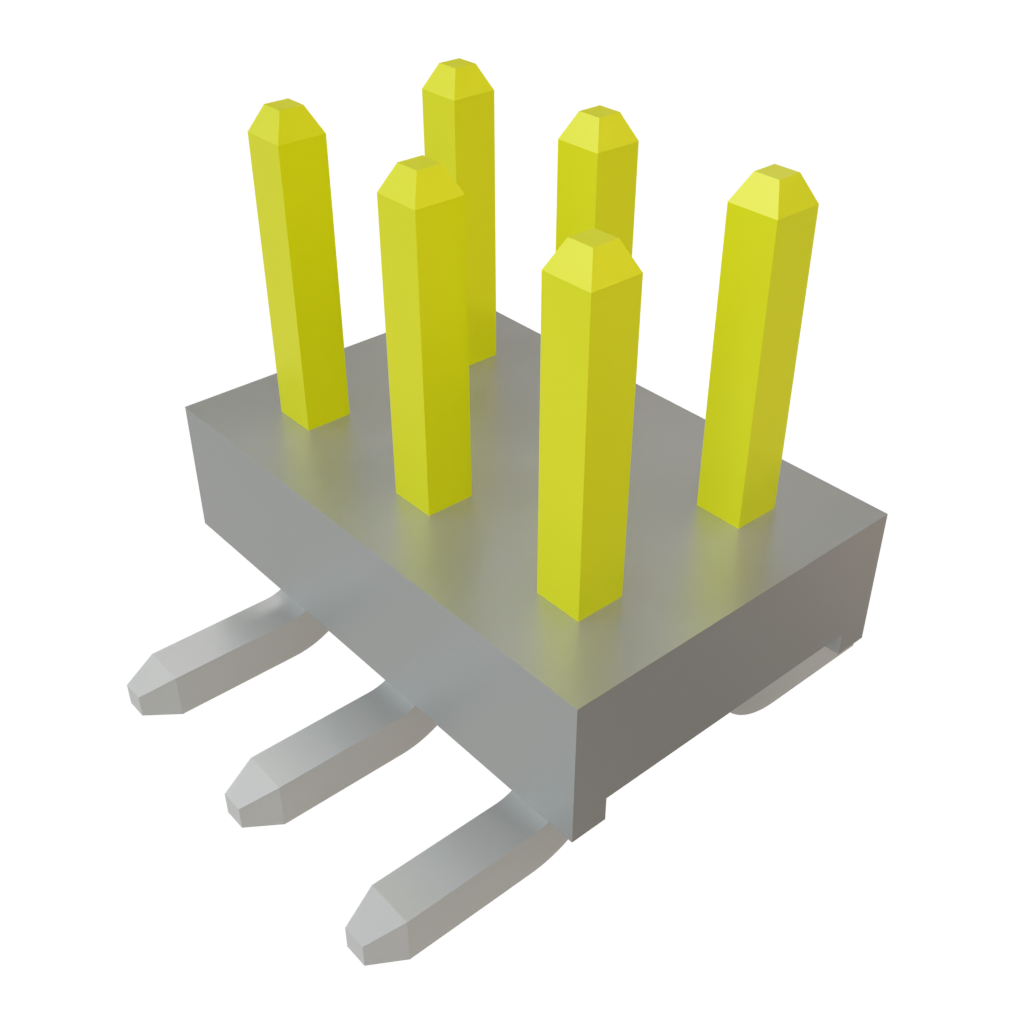 Samtec-TMM-103-01-L-D-SM Steckverbinderleisten und Leiterplattenbuchsen Conn Unshrouded Header HDR 6 POS 2mm Solder ST Top Entry SMD Tube