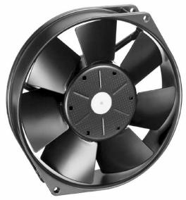 ebm-papst-7114NU Souffleurs et ventilateurs DC Fan Axial Ball Bearing 24V 12V to 30V 181.28CFM 53dB 150 X 38mm