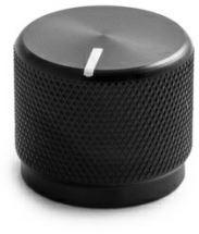 Kilo International-OEJL-50-4-6 Control Knobs Control Knob, Knurl/Round Black Line