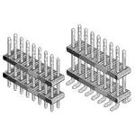 Minitek® 2.00mm, Board to Board, Unshrouded Vertical Stacking Header, Through Hole, Double Row, 10 Positions, 2.00mm (0.079in) Pitch