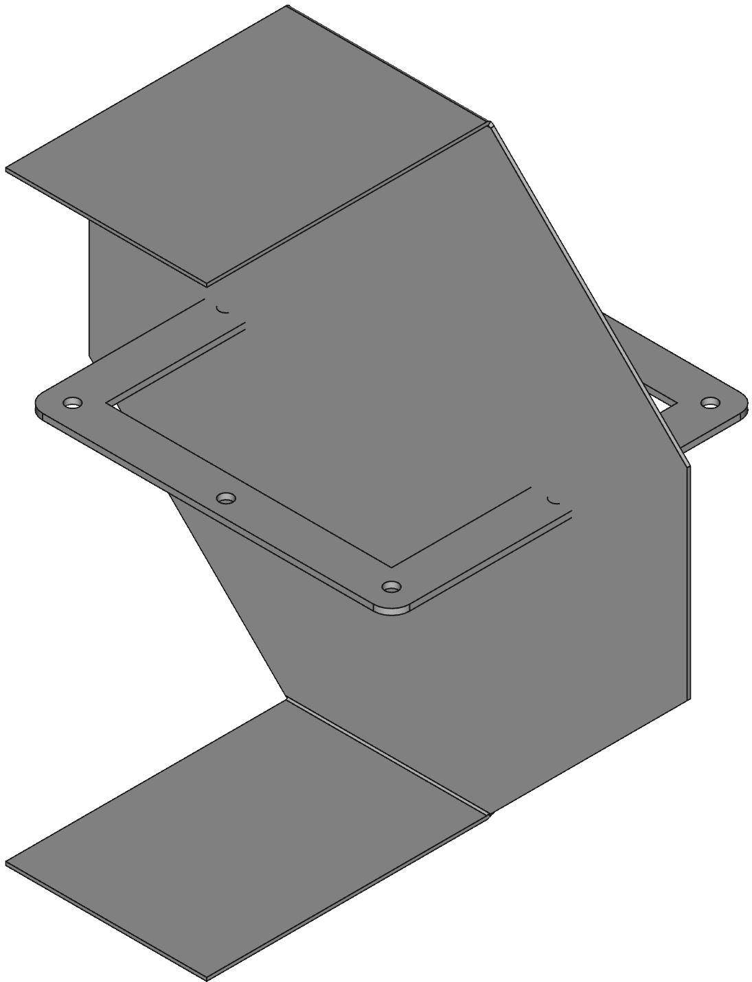 Hammond Manufacturing-1487DY Cable Accessories N12 Wireway, Cross fitting - Cross fitting - Steel/Gray