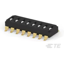 TE Connectivity-5-2319848-0 Switch DIP Switch DIP OFF ON SPST 8 Recessed Slide 0.025A 24VDC Gull Wing 2000Cycles 2.54mm SMD T/R