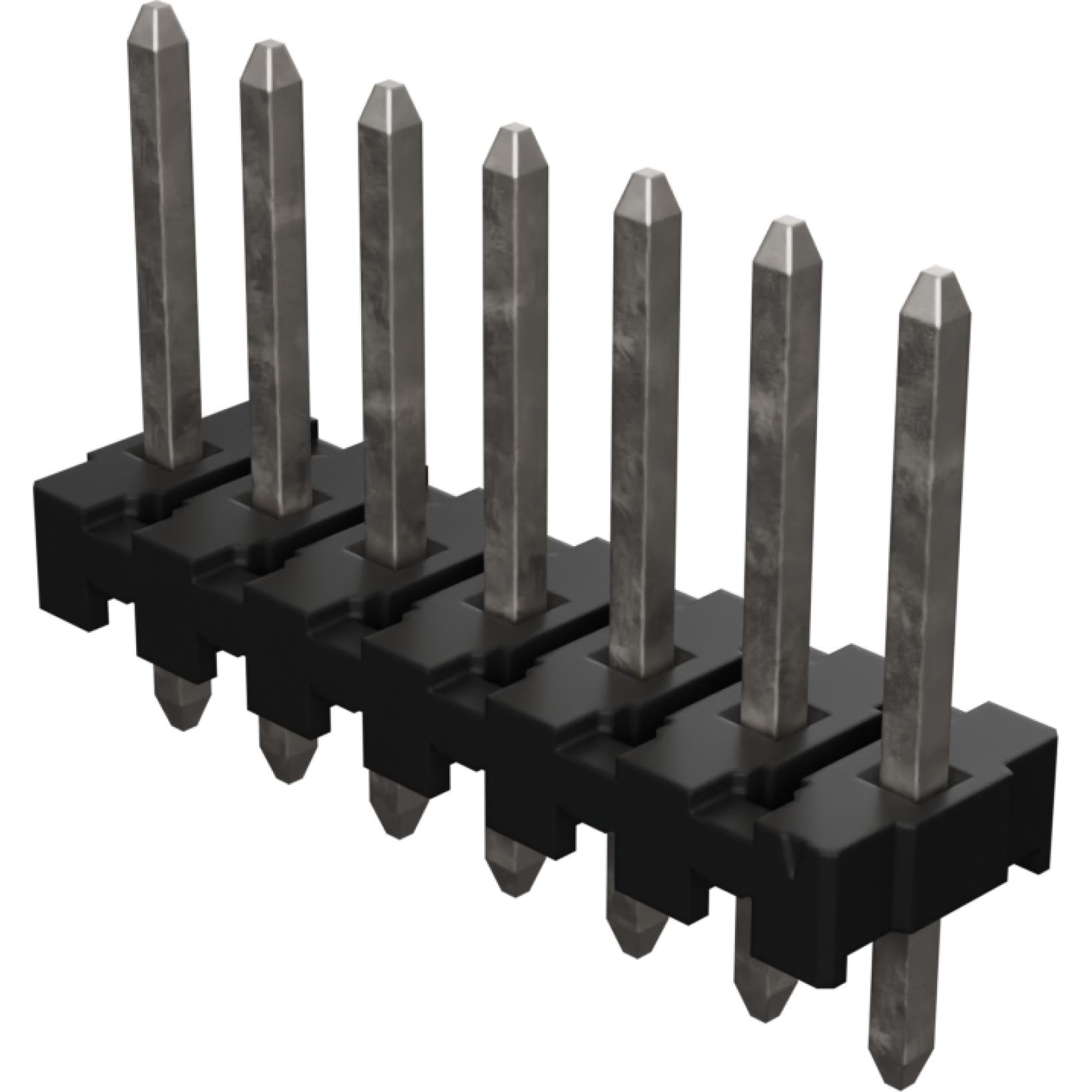 Molex-26481071 Embases de raccordement et réceptacles PCB Conn Unshrouded Header HDR 7 POS 3.96mm Solder ST Top Entry Thru-Hole KK Bag