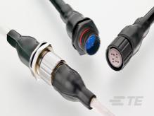 TE Connectivity-2102453-1 圆形连接器 PCB SQUARE FLANGE RECEPTACLE MOUNT ASSEMBLY