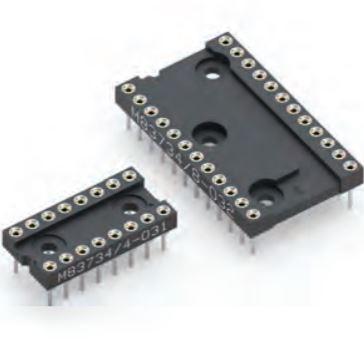 Mill-Max-210-83-628-41-101000 Connector Socket Conn DIP Socket SKT 28 POS 2.54mm Solder ST Thru-Hole Tube