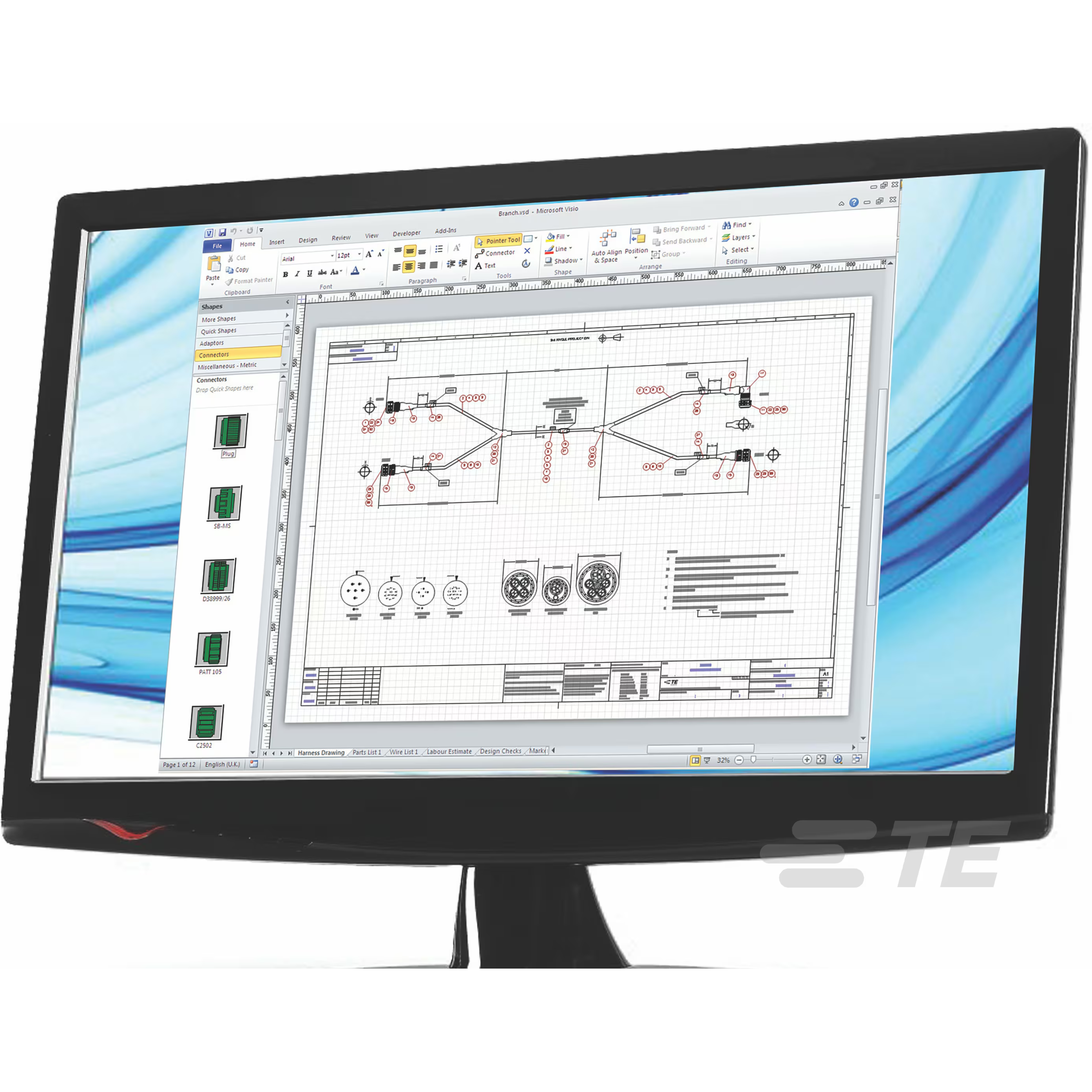 TE Connectivity-9-120035-6 Verschiedene Produkte HarnWare/HarnVis Renewal Charge