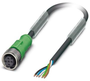 PHOENIX CONTACT-1669848 null Cable Assembly Circular 5m 22AWG M12 Circular 5 Straight