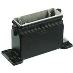 Surface Mount Housing 90° 6B Shell Size Powder Die Cast Aluminum Screw Lock Han®