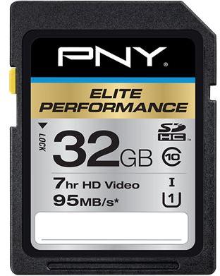 PNY Technologies-P-SDH32U195-GE Flash-Karten Flash Card 32G-byte SDHC Card