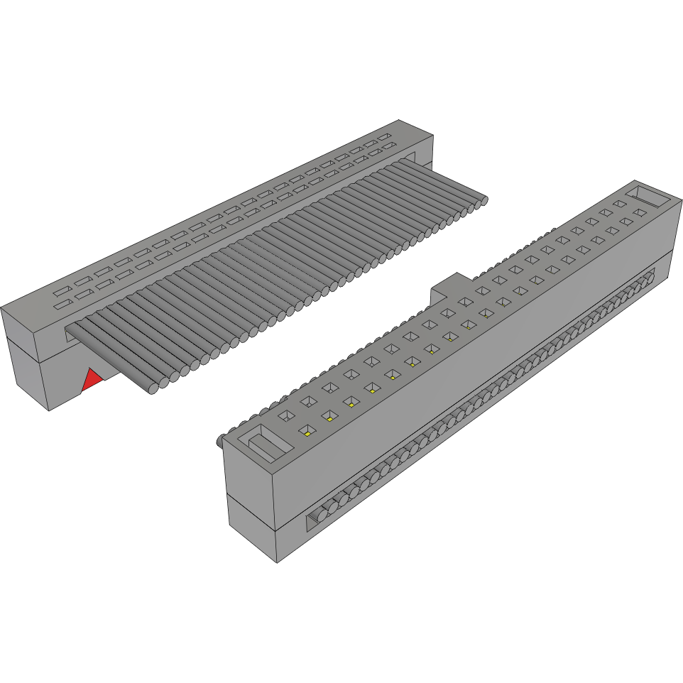 Samtec-FFSD-20-D-03.05-01-N-R 扁平/带状电缆组件 Cable Assembly 0.077m 30AWG 1.27mm 40 to 40POS IDC Connector to IDC Connector F-F TIGER EYE™ Bulk
