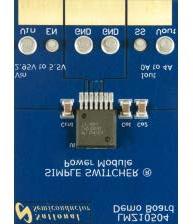 Texas Instruments-LMZ10504DEMO/NOPB Kit e schede di sviluppo gestione della potenza LMZ10504 DC to DC Converter and Switching Regulator Module 0.8V to 5V Output Demonstration Board