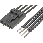Cable Assembly UL 11028 0.1m 22AWG Wire to Board 4 POS F Crimp Bag