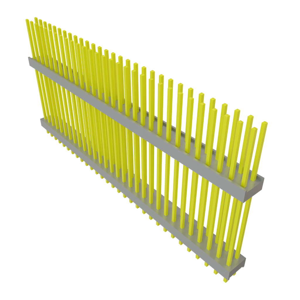 Samtec-DW-30-14-T-D-900-LL 连接器插头及 PCB 插座 Conn Board Stacker HDR 60 POS 2.54mm Solder ST Top Entry Thru-Hole Bulk