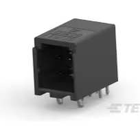 TE Connectivity-2-1827876-3 Embases de raccordement et réceptacles PCB Conn Shrouded Header (4 Sides) HDR 6 POS 2.5mm Solder RA Side Entry Thru-Hole Box