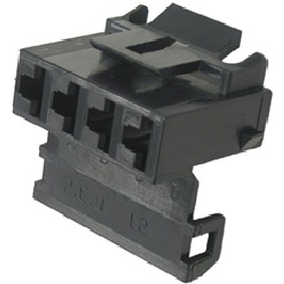 Delphi-12015664-B Gaine de câblage de raccordement discret Conn Housing RCP 4 POS Crimp ST Cable Mount Black