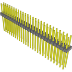 Conn Unshrouded Header HDR 52 POS 2.54mm Solder ST Top Entry Thru-Hole Bulk