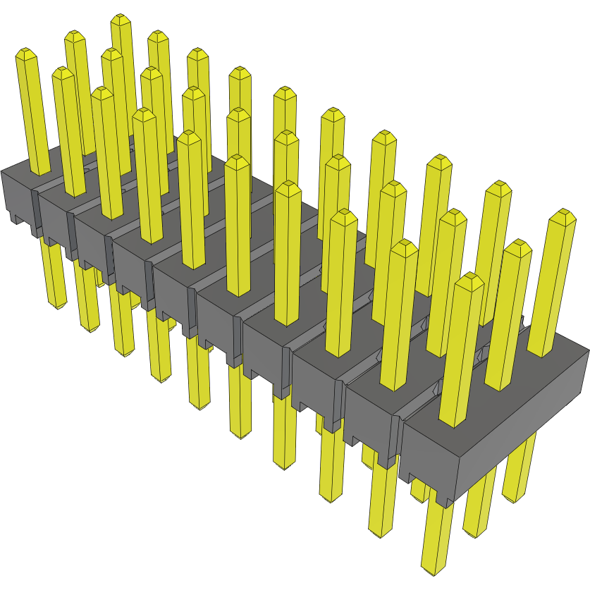 Samtec-TSW-110-08-G-T Piastre connettori e prese PCB Conn Unshrouded Header HDR 30 POS 2.54mm Solder ST Top Entry Thru-Hole Bulk